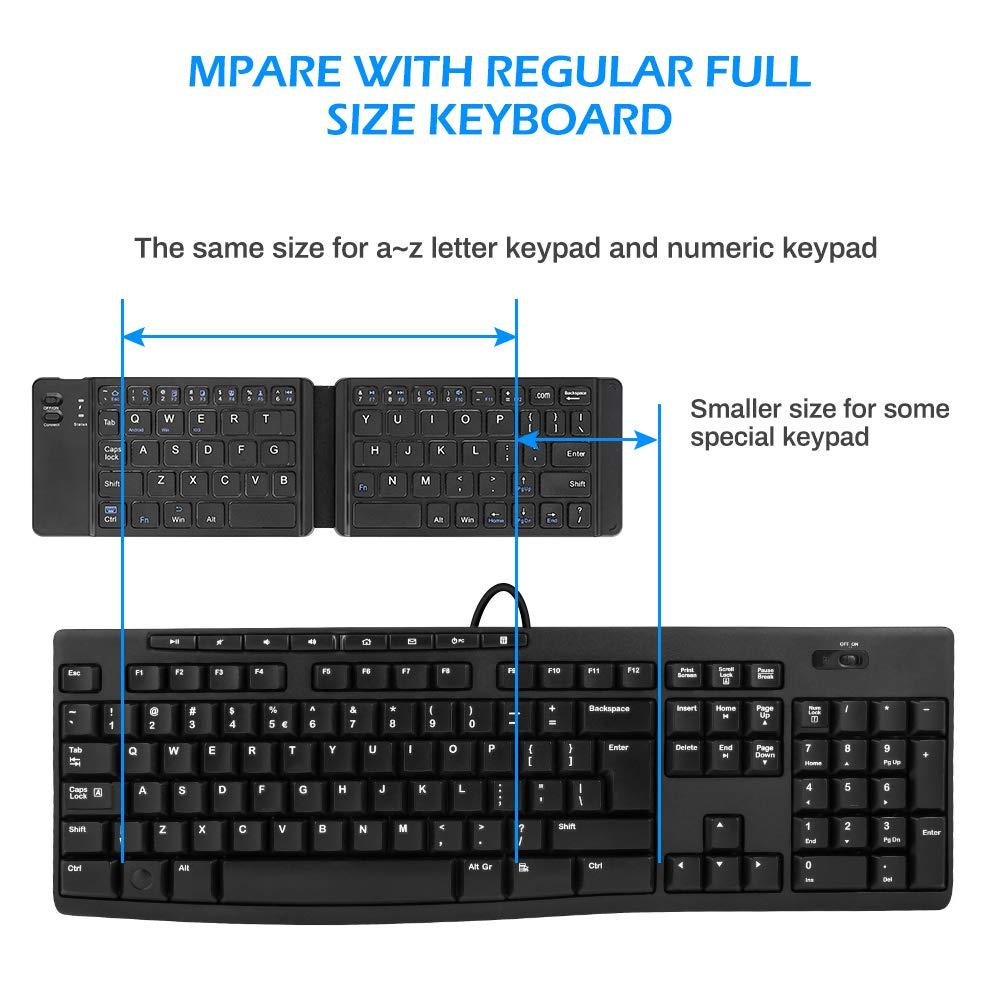Bàn phím Bluetooth, Sạc USB nhỏ gọn, Không dây di động mini