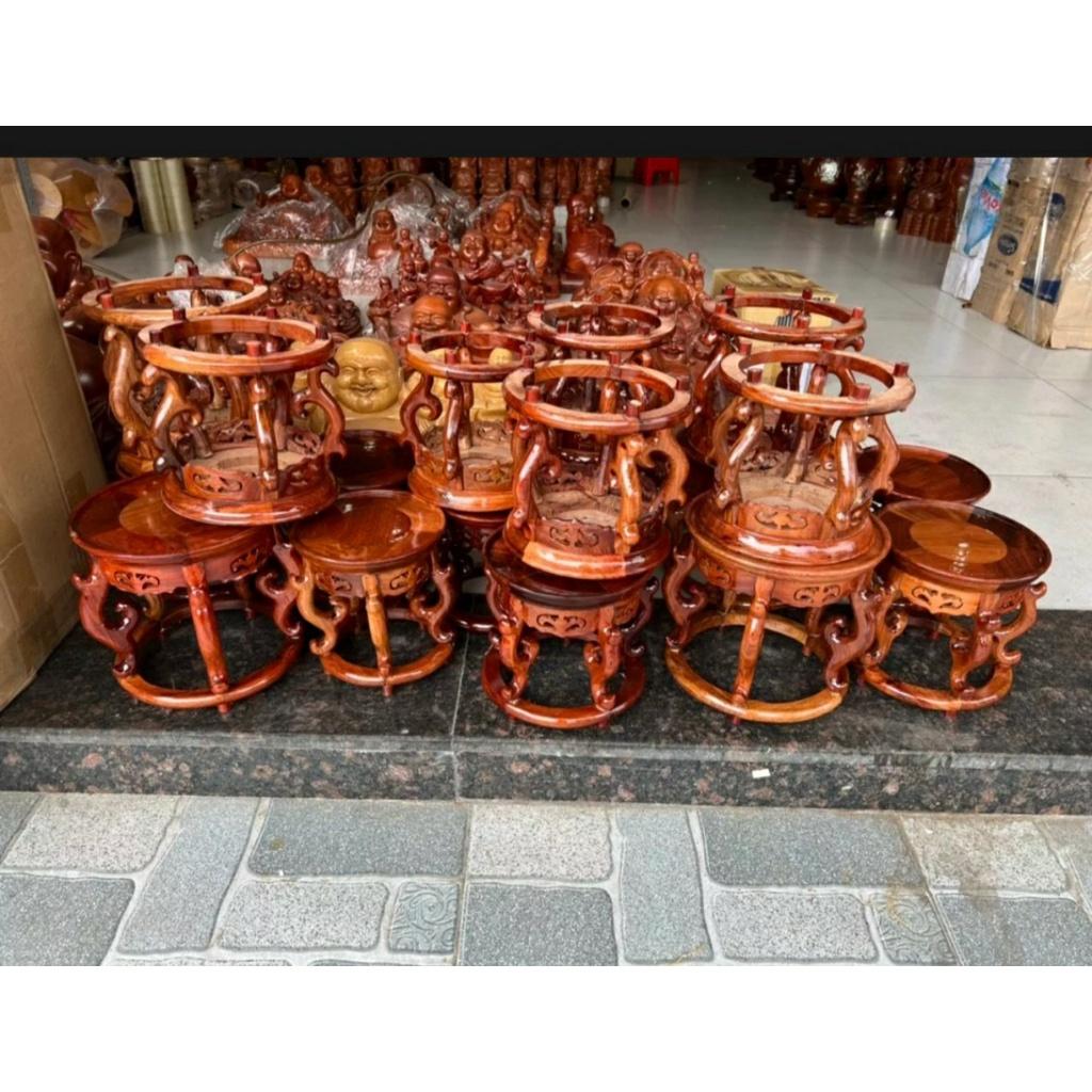 Đôn gỗ tròn - kỉ gỗ thờ cúng gỗ hương chân tròn