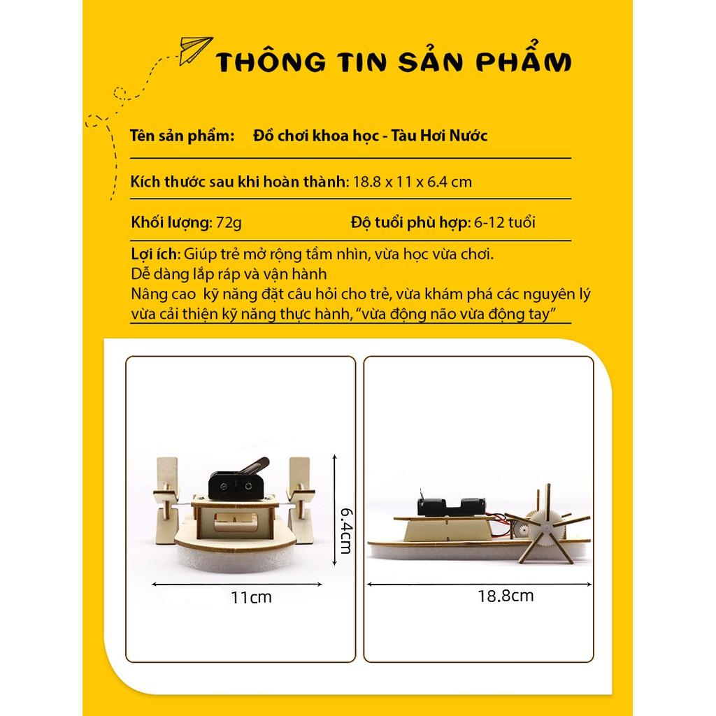 Đồ Chơi khoa học - Tàu hơi nước