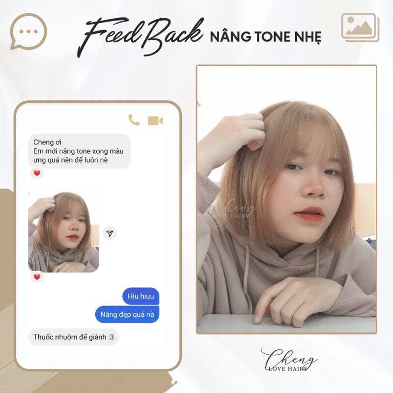 NÂNG TONE TÓC  Giúp nhuộm chuẩn các màu nền sáng - MT