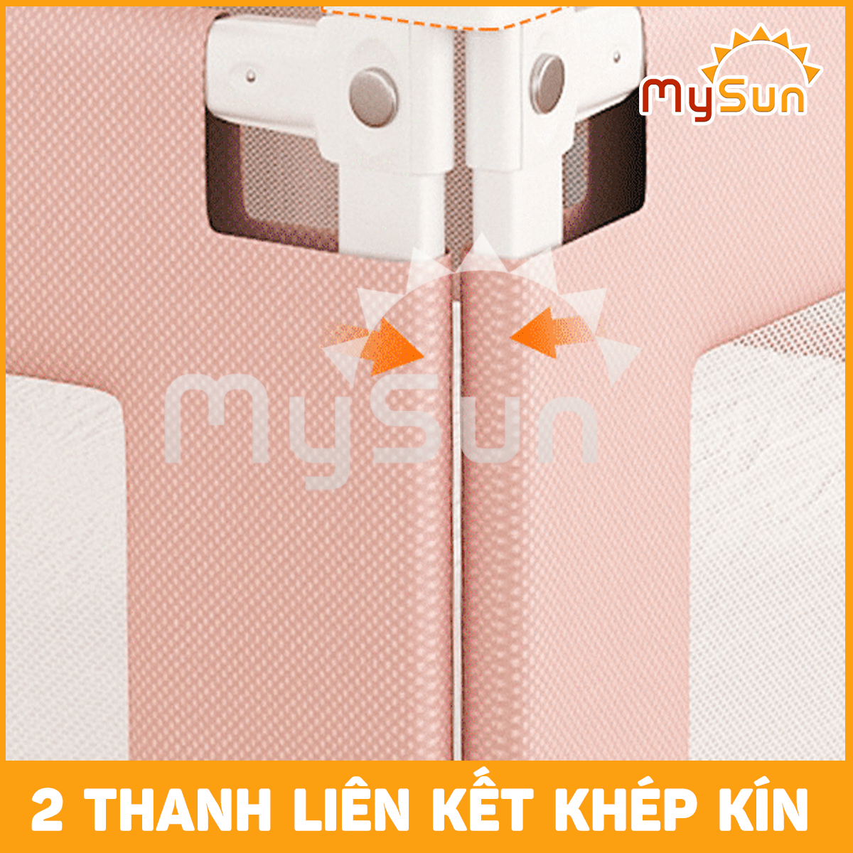 Hình ảnh Thanh tấm chắn giường KHUNG THÉP dang trượt an toàn cho bé 1m2, 1m5, 1m8, 2m, 2m2