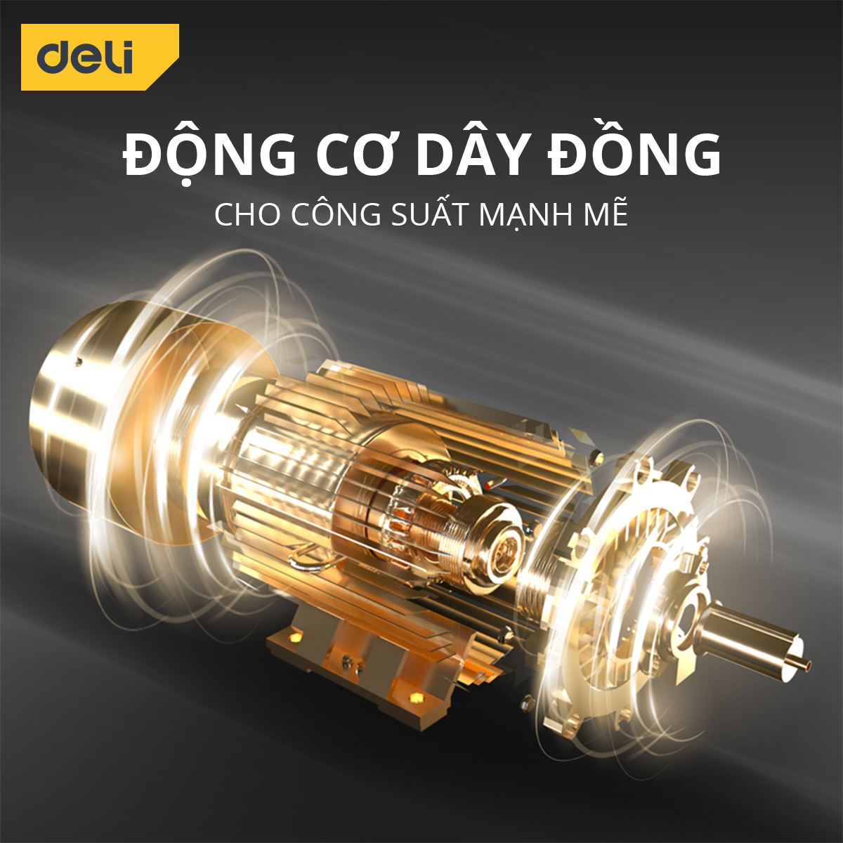 Máy Cưa Xích Điện Cầm Tay Deli - Công Suất Lên Tới 2000W, Lưỡi Cưa 405mm, Động Cơ Lõi Đồng DL674052