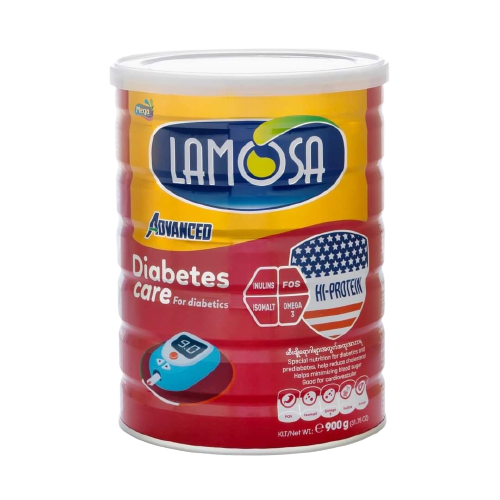 Sữa Bột Lamosa DIABETES CARE dành cho người Tiểu đường Lon 900G