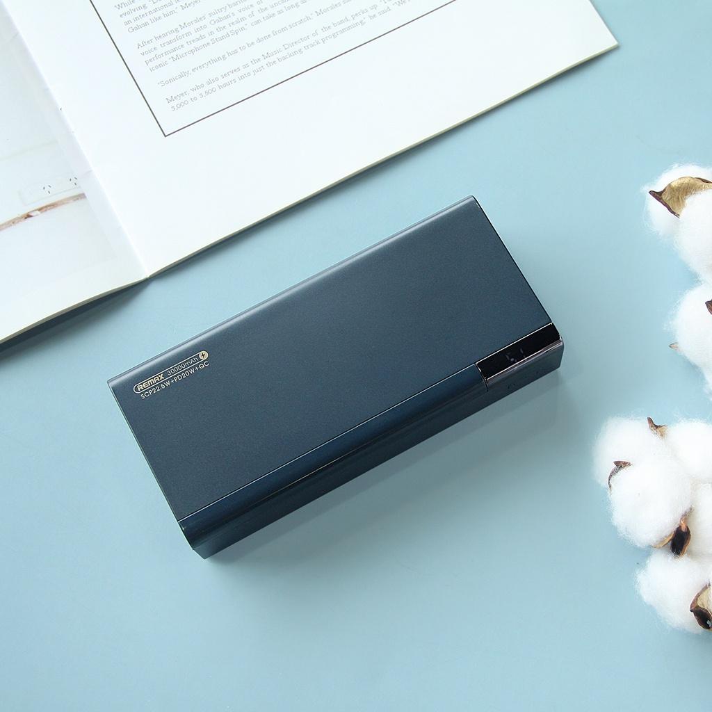 Sạc dự phòng 30000mAh Remax RPP-257 sạc nhanh PD3.0 20W + QC3.0 18W Chính Hãng Remax Bảo Hành 12 Tháng 1 Đổi 1 - Hàng Chính Hãng