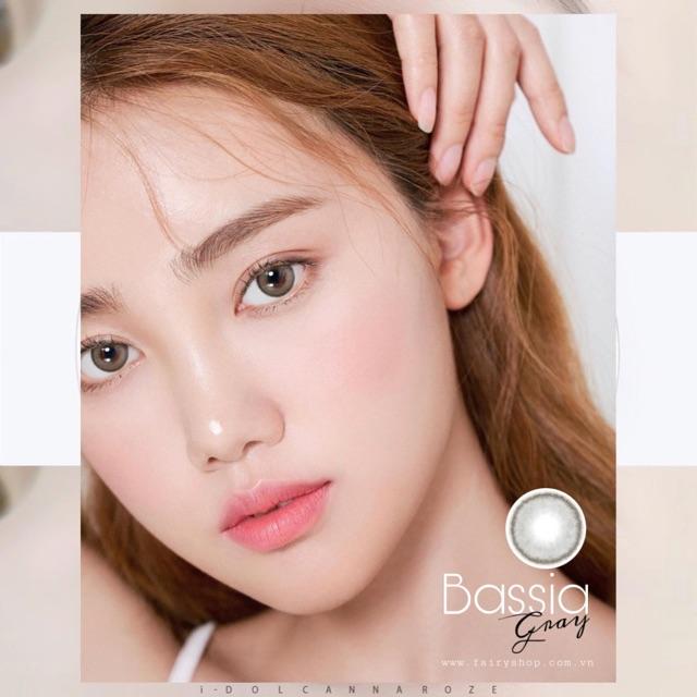 Kính Áp Tròng Cao Cấp Bassia Gray Lens 14.0mm - Kính Áp Tròng FAIRY SHOP CONTACT LENS độ 0 đến 6