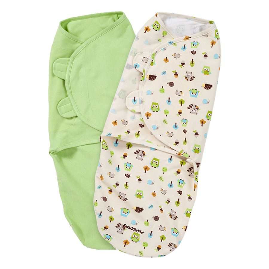 Set 2 Chăn Quấn Woodland/Sage Summer Infant SM55210 (Size L)