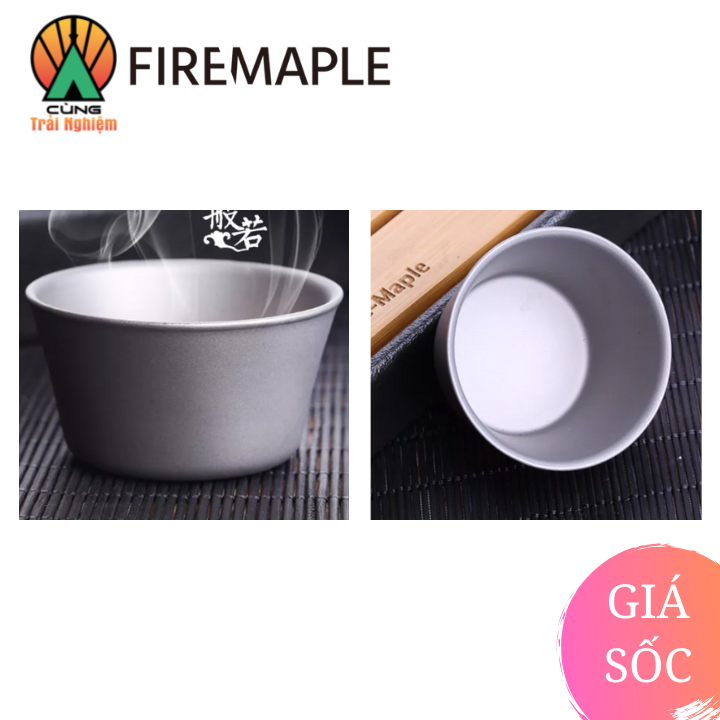 Tách trà bát nhã Firemaple Prajna FireMaple titanium 2 ly FMP-TEACUP