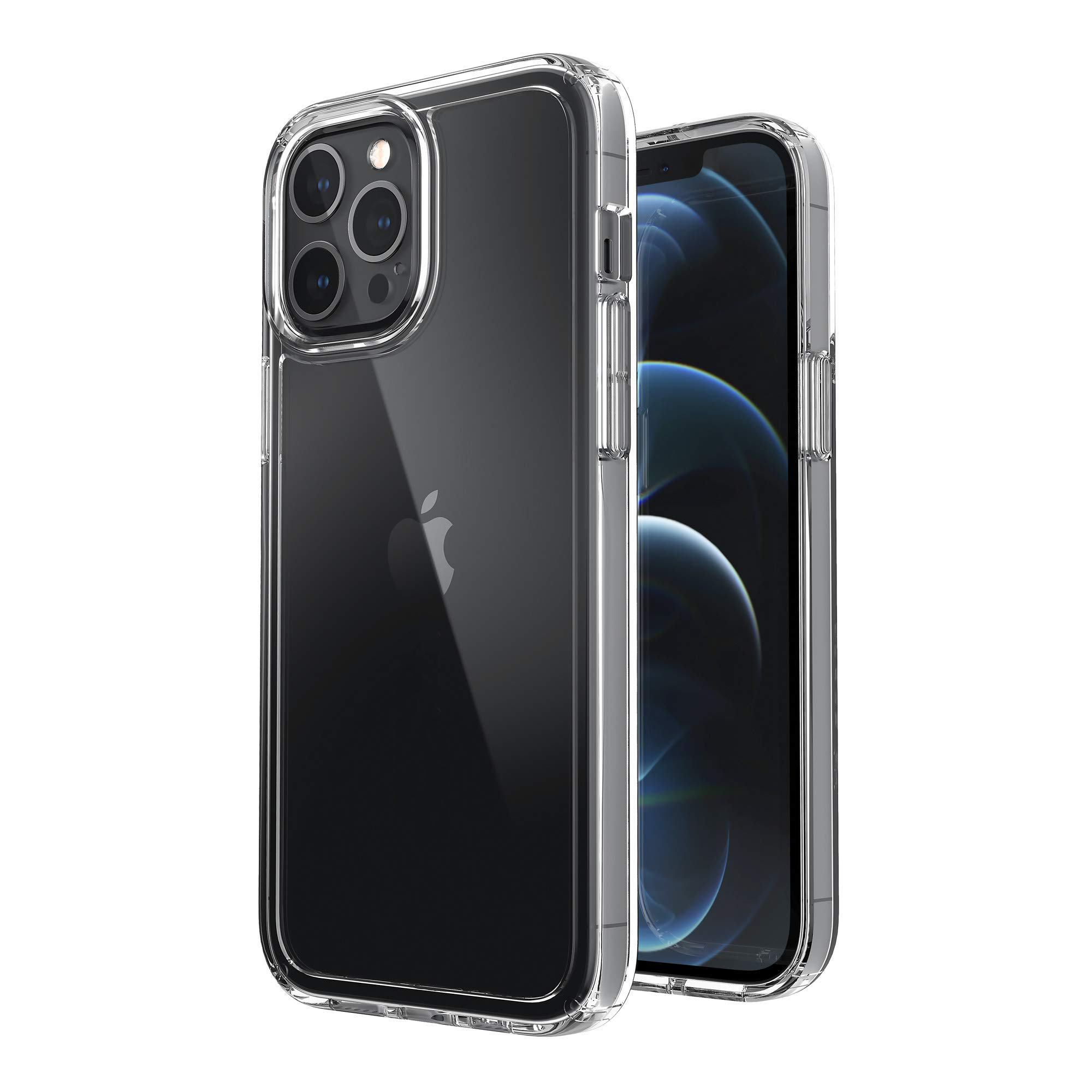 Ốp Lưng Kính Cường Lực Trong Suốt, Viền Máy Dẻo, Chống Trầy Xước, Va Đập Dành Cho Iphone 12/ 12Mini/ 12Pro/12 Pro max/ 7/8SE 2020 Hàng Chính Hãng Helios