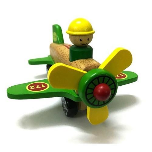 Đồ chơi gỗ Máy bay quân sự | Winwintoys 68262 | Kích thích tưởng tượng và vận động | Đạt tiêu chuẩn CE và TCVN