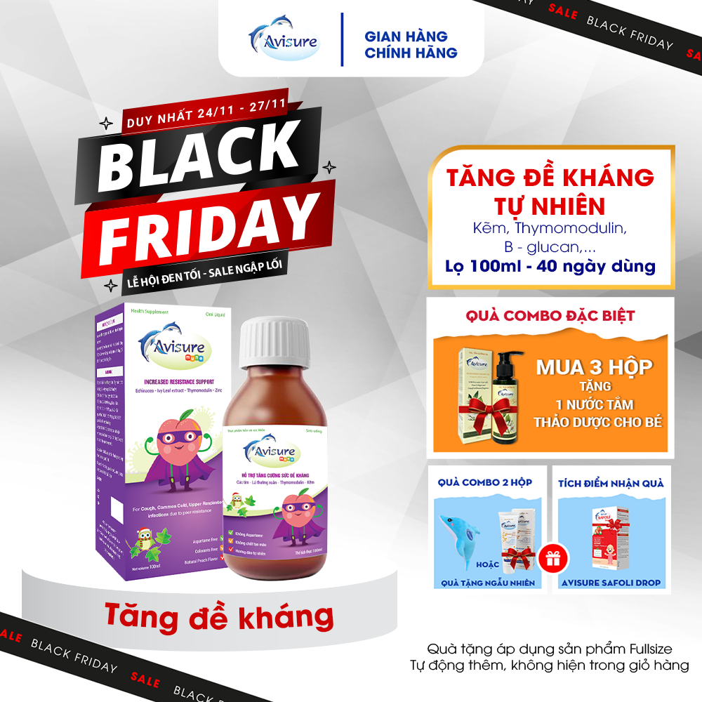 Avisure Muno - Tăng sức đề kháng tự nhiên cho trẻ