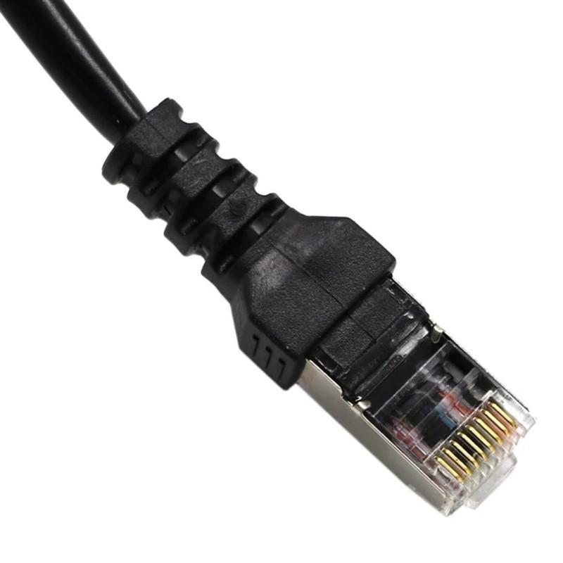 Cáp Chia Cổng Mạng Lan Rj45 1 Đầu Đực Sang 3 Đầu Cái