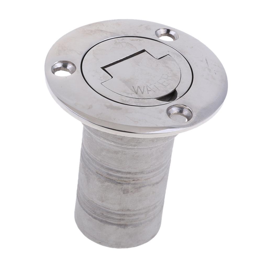 Boat Deck Filler 1-1/2" Water - Tank Deck Fill Marine 316 Stainless Steel