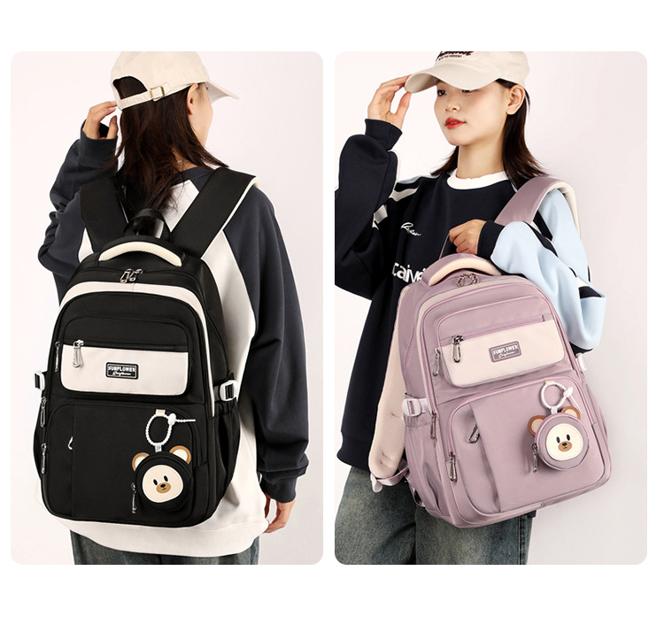 Balo thời trang phong cách Hàn Quốc dày dặn chống thấm nước dùng cho đi học, đi chơi - BEE GEE – BLTT9161