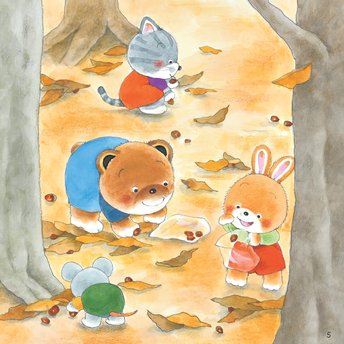 Sách - Dtpbooks - Heo con đi lạc rồi - Sách tranh ehon Gấu con Kuma - Những chuyện nhỏ hàng ngày