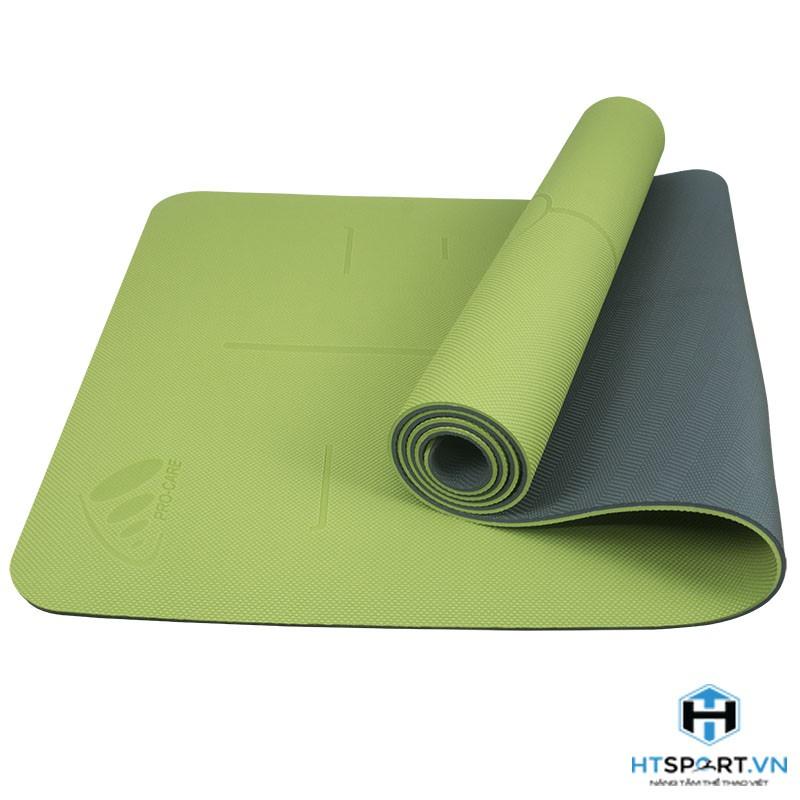 Thảm Tập YoGa, Thảm Tập Thể Dục Yoga Gym Tại Nhà TPE 2 Lớp Cao Cấp ( 6MM )