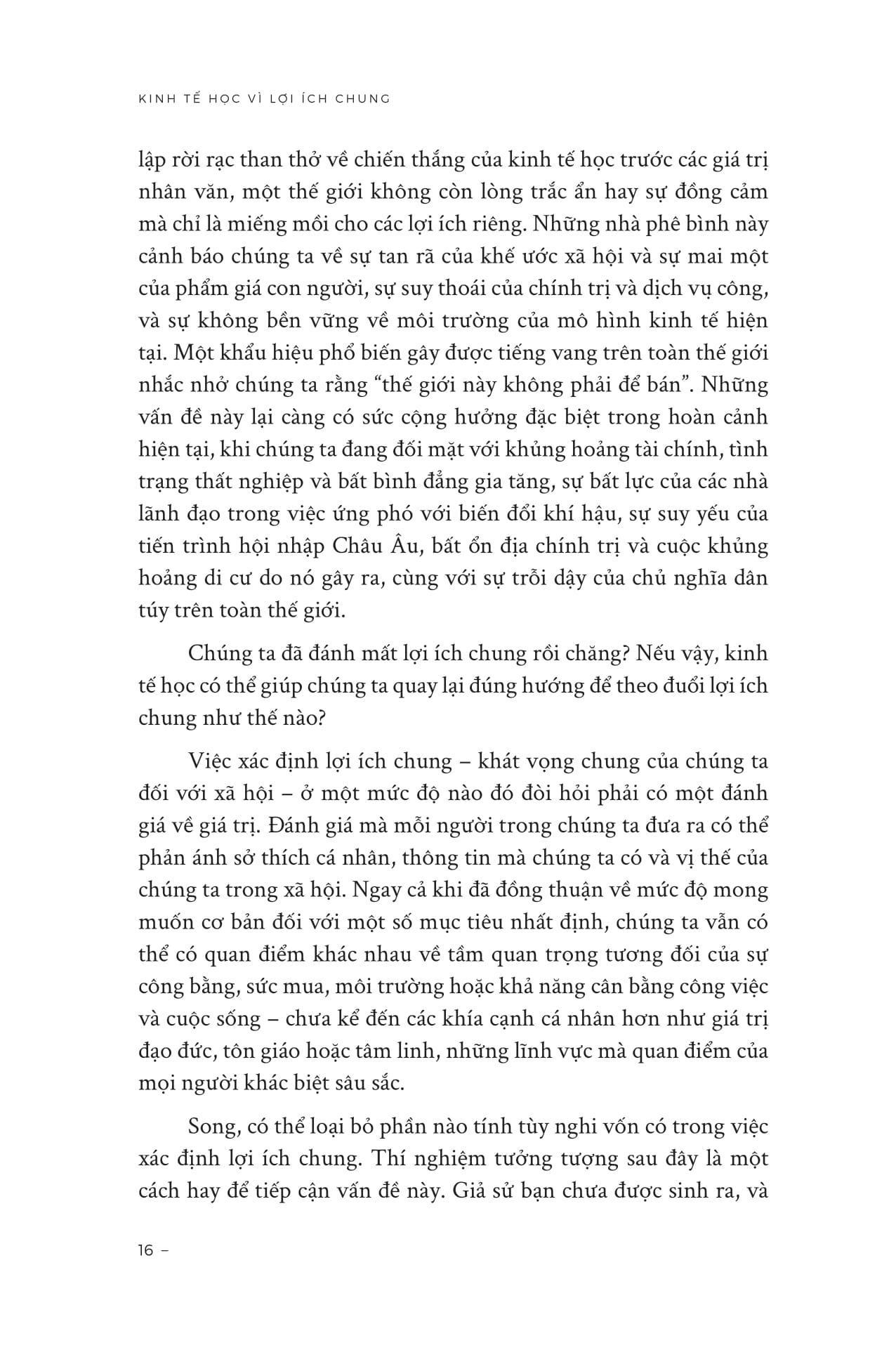 Sách - Kinh Tế Học Vì Lợi Ích Chung