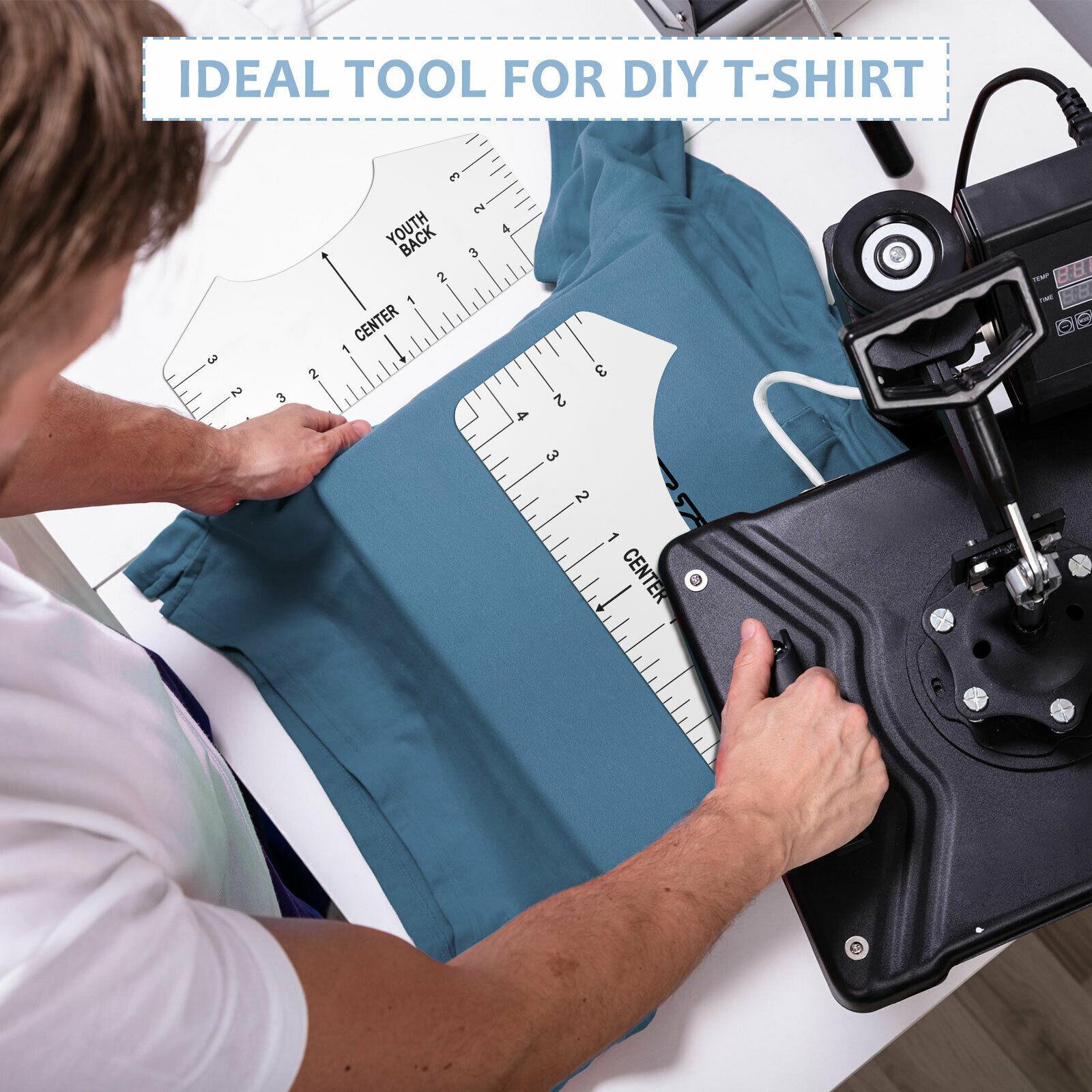 Bộ 9 cái thước căn chỉnh may đồ làm bằng nhựa PVC chất lượng cao bền và chắc chắn