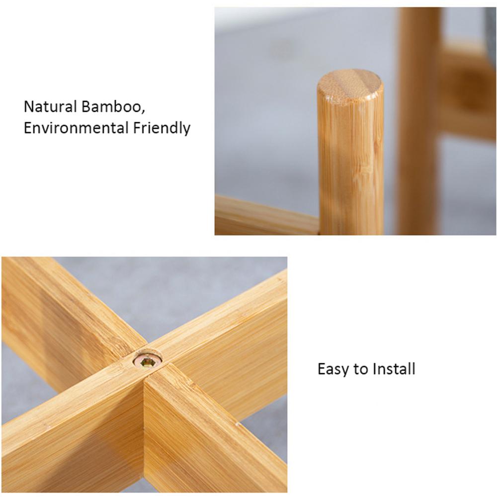 Đôn gỗ để cây cảnh trang trí nhà cửa/ Kệ để chậu cây hoa bằng gỗ tre tự nhiên