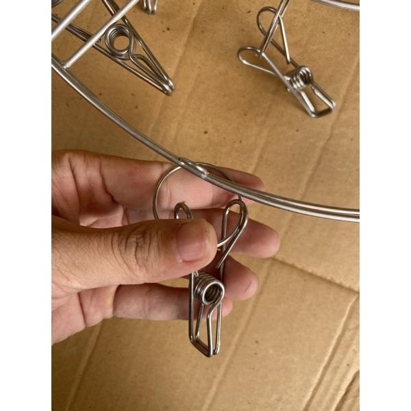 Móc tròn ,móc chùm inox loại dày, chắc chắn, cực bền