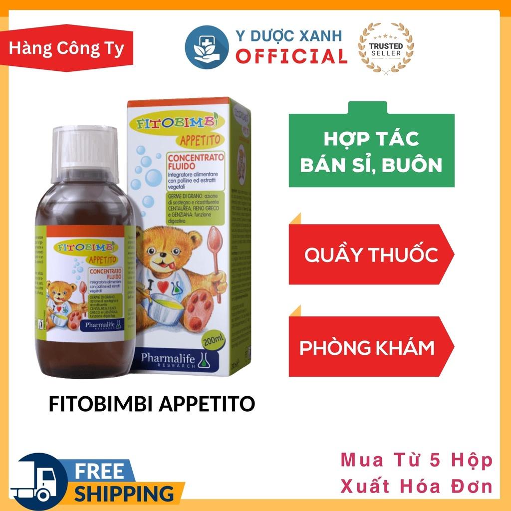 Phòng Khám, Nhà Thuốc - FITOBIMBI APPETITO 200ml của Ý, Siro ăn ngon cho bé - Y Dược Xanh