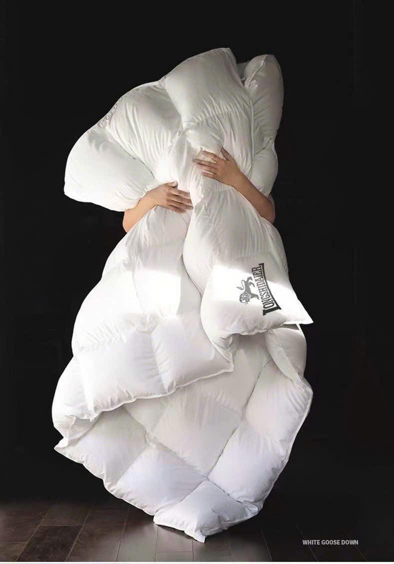 CHĂN LÔNG NGỖNG NHẬP KHẨU HUNGARY - LONGSHIDAIER 2x2m3 Hàng chính hãng