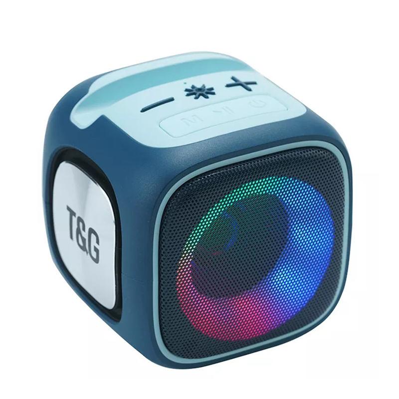Loa Bluetooth không dây di động có đèn LED RGB EONKO TG-359 hỗ trợ TF USB AUX Tai nghe TWS Pin sạc Màu sắc: đỏ TG-359