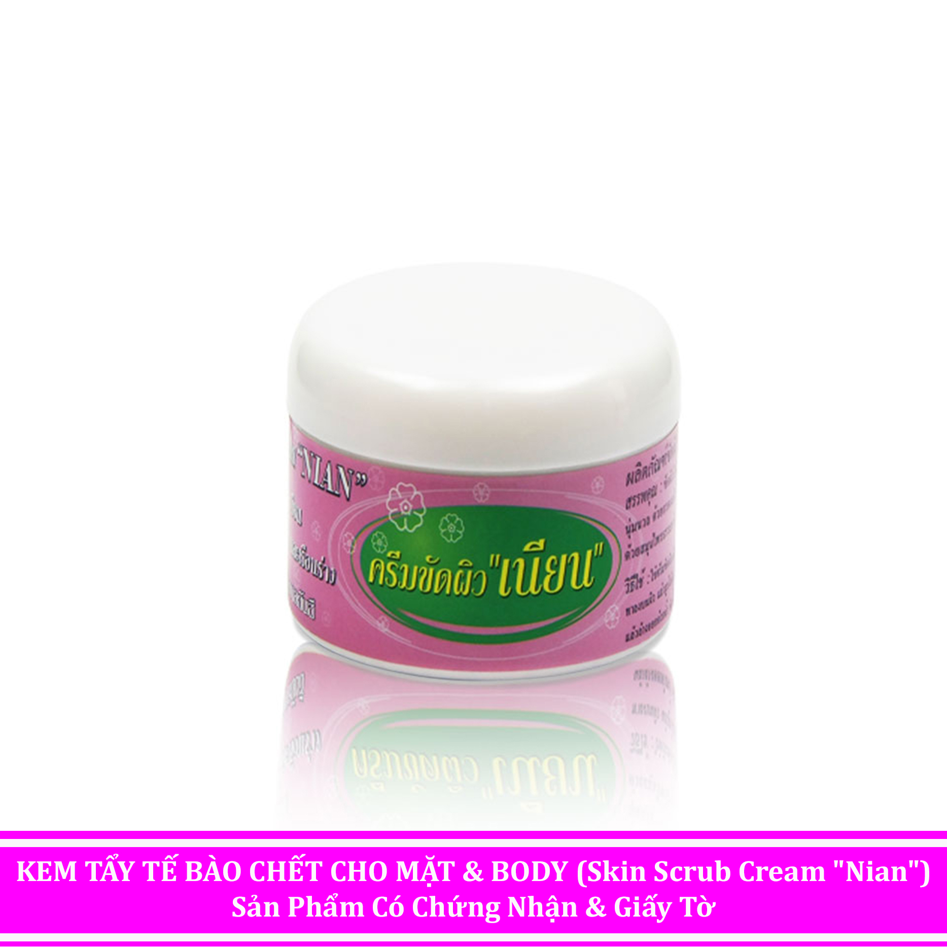 Kem tẩy tế bào chết NIAN SKIN SCRUB CREAM - YANHEE Thái Lan 240g