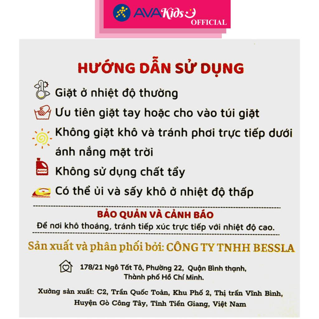 Bộ 2 yếm ăn cho bé hình tròn cotton Bessla (0 - 36 tháng) - Hàng Chính Hãng