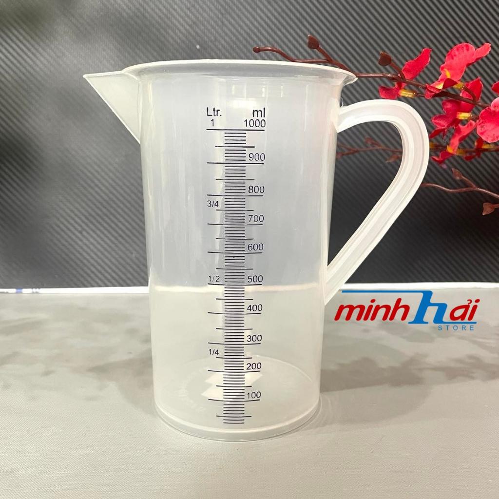 LY/ CA ĐONG ĐỊNH LƯỢNG dung tích 50ml, 100ml, 250ml, 500ml, 1000ml - Dùng trong pha chế - Vạch đậm sâu không phai. nhựa