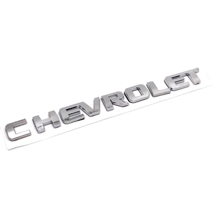 Tem Logo Nổi Chevrolet Dán Trang Trí Đuôi Xe