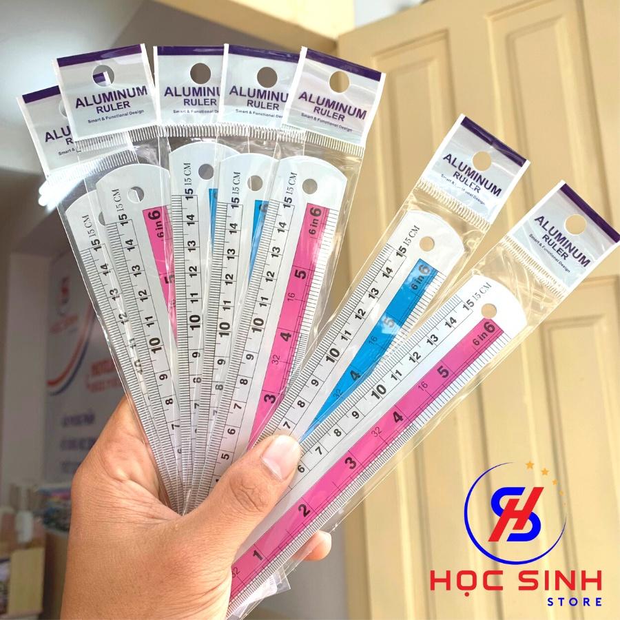 Thước Nhôm 15cm, 20cm Độ Chính Xác Cao, Chất liệu Cao Cấp