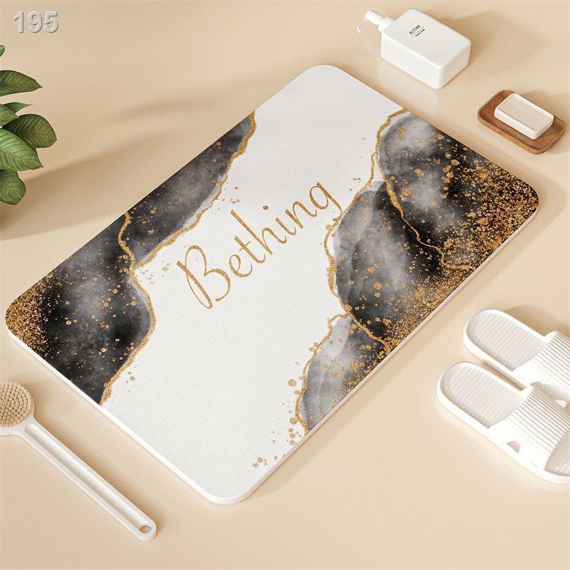 Dongsheng diatom bùn thấm nước tấm lót chân phòng tắm chống trượt Thảm làm khô nhanh diatomaceous đất cửa hộ g