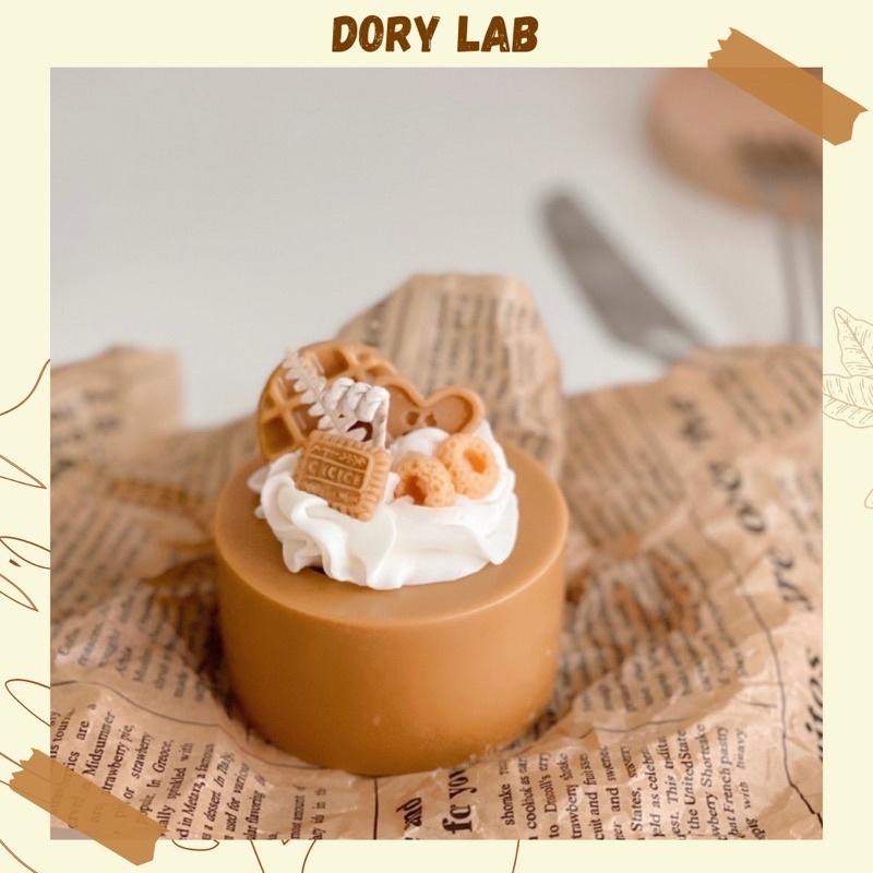 Nến Thơm Handmade Bánh Kem Màu Sắc, Phụ Kiện Decor, Quà Tặng - Dory Lab