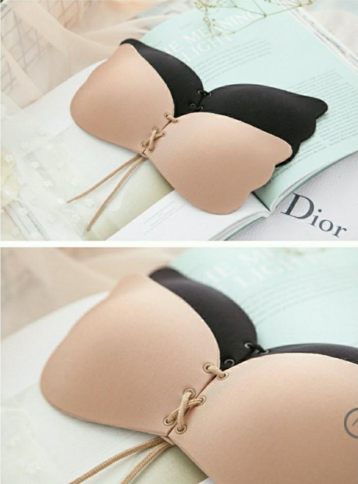 Combo 2 Áo silicon dán ngực cánh tiên dây rút tạo khe