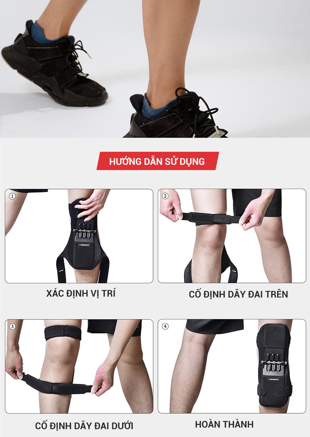 Khung Trợ Lực Khớp Gối Hỗ Trợ Nâng Đỡ Bảo Vệ Đầu Gối cho người già hoặc vận động nhiều