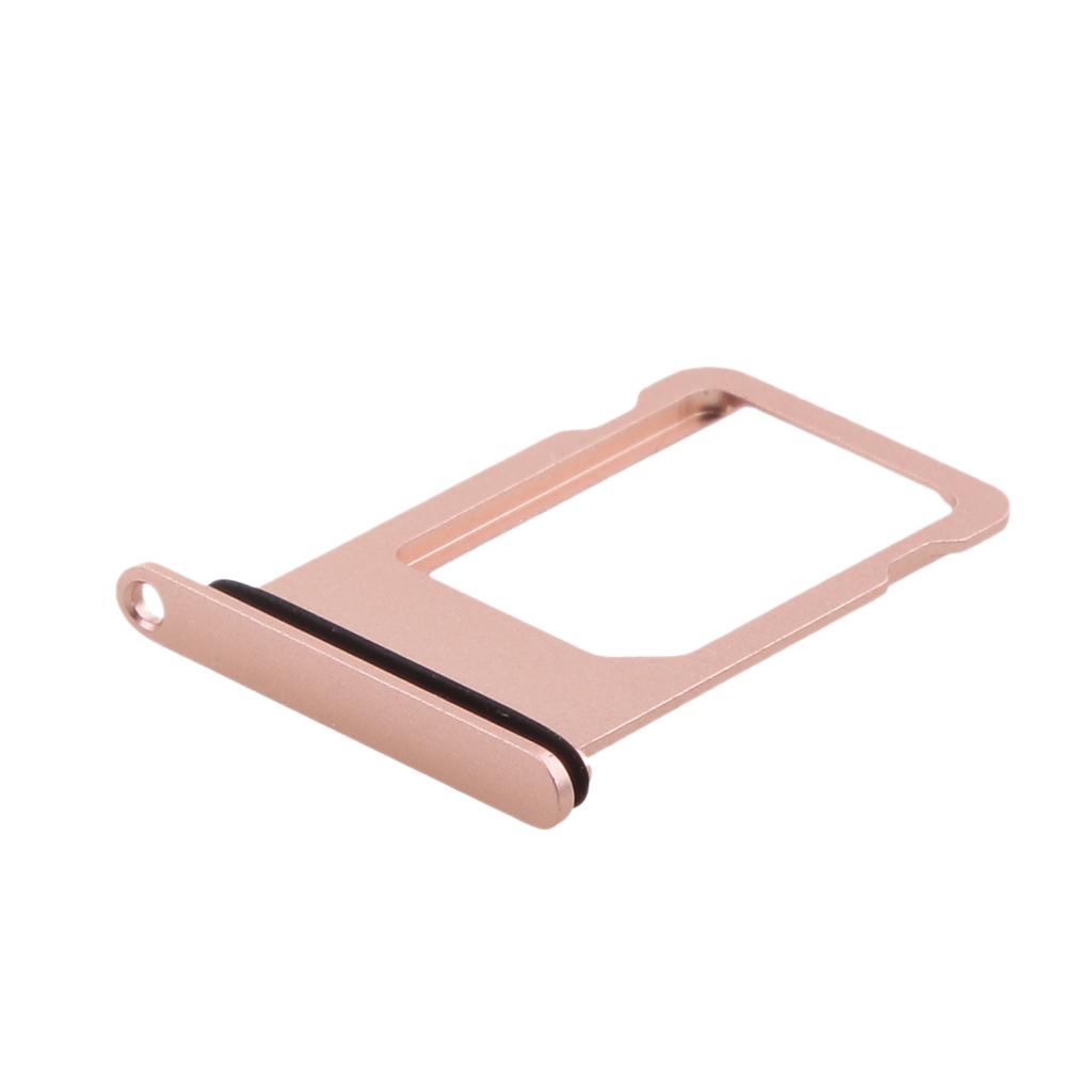2 Pack SIM Card Tray Slot Holder Waterproof Replacement for iPhone 8 4.7 inch - Gold