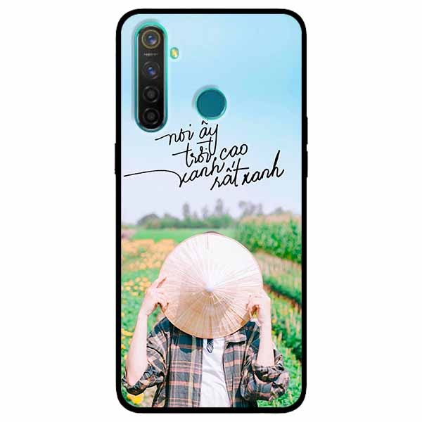 Ốp lưng in cho Realme 5, Realme 5s, Realme 5i Mẫu Lấy Nón