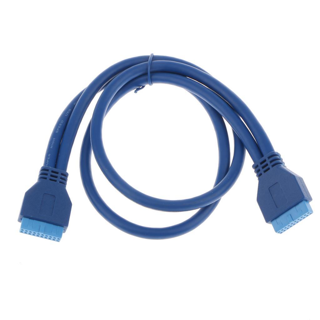 Usb 3.0 To 20 Pin Header Adapter Cable For USB Ports To Motherboard