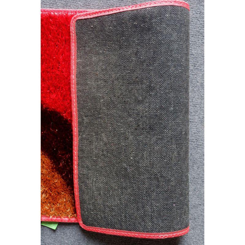THẢM CHÙI CHÂN 3D lông xù, các màu KT 40x60cm có ma sát chống trượt
