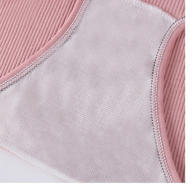 Combo 5 quần lót cotton MIUHOME gân tăm kháng khuẩn thoáng mát
