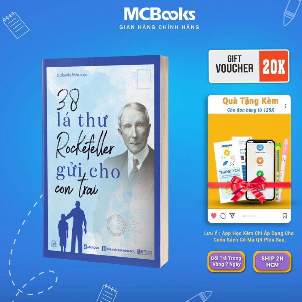 Sách - 38 Lá Thư Rockefeller Gửi Cho Con Trai - MCBooks