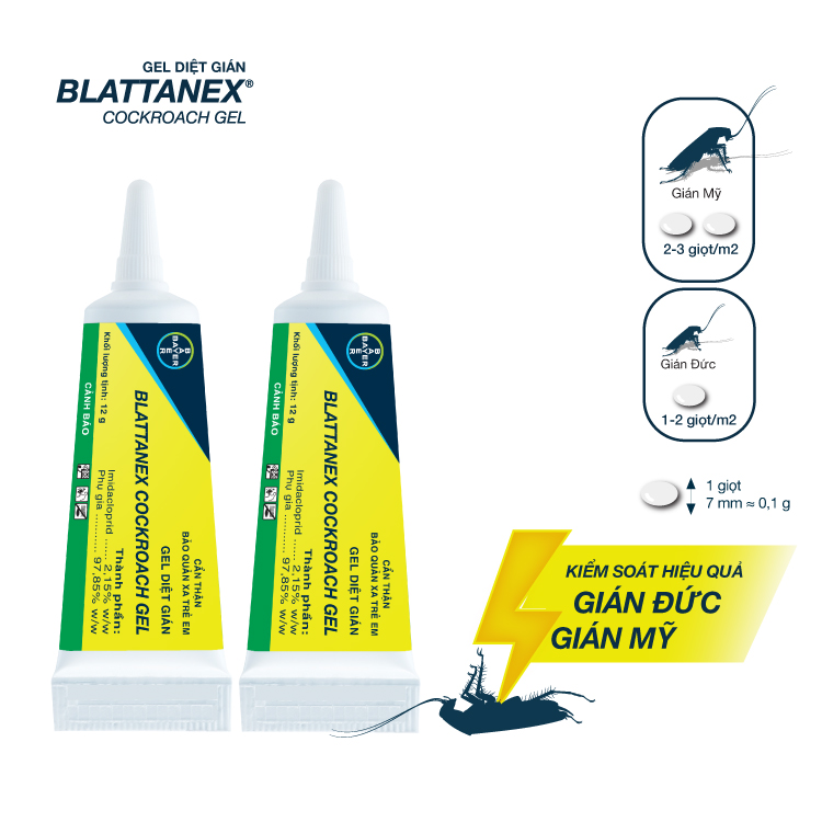 Gel Diệt Gián Blattanex Chính Hãng