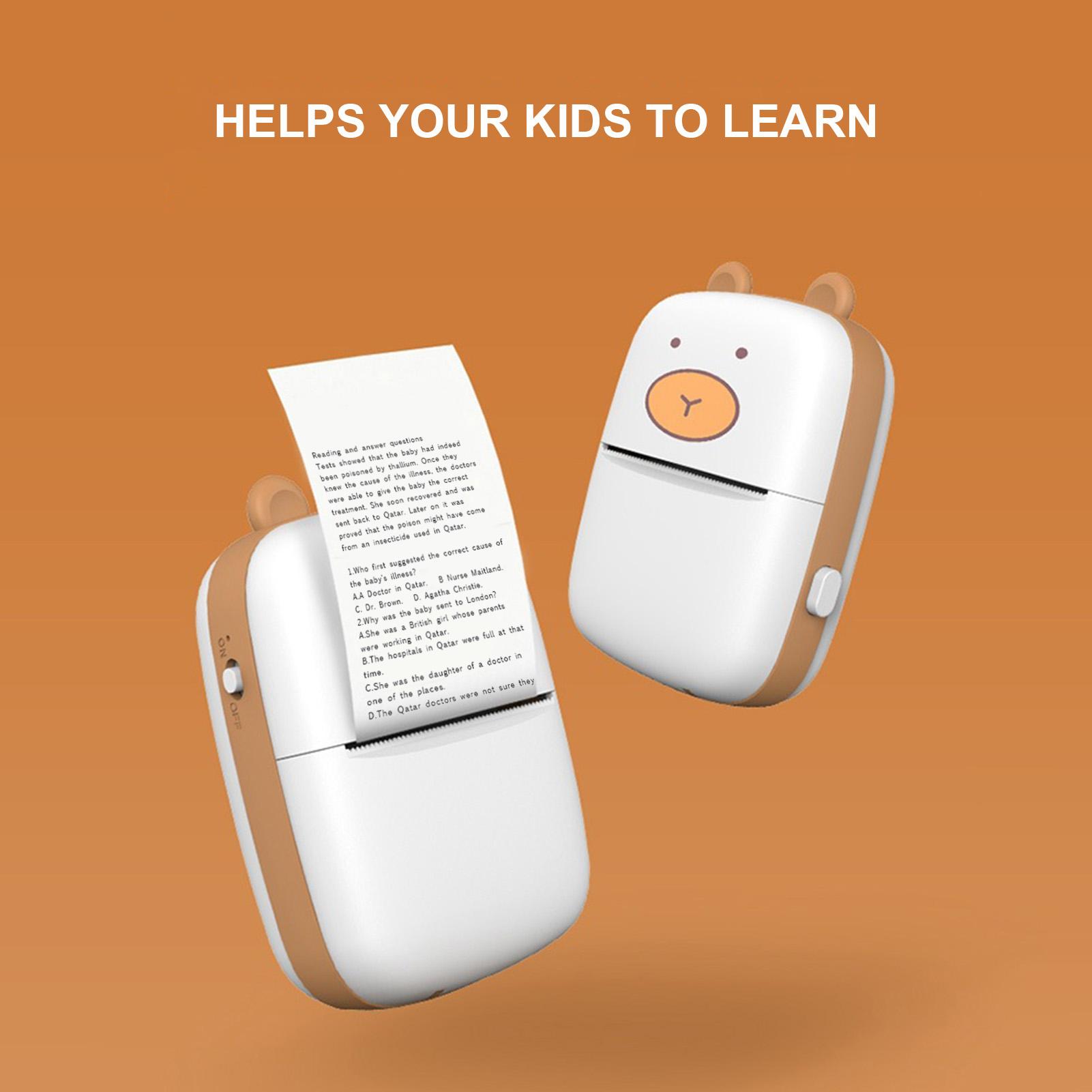 Máy in nhiệt mini kết nối không dây 200dpi