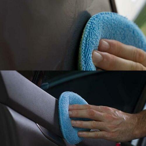 Mút Xốp Tròn 13Cm Màu Xanh Dương Lau Chùi Đánh Bóng Xe Hơi