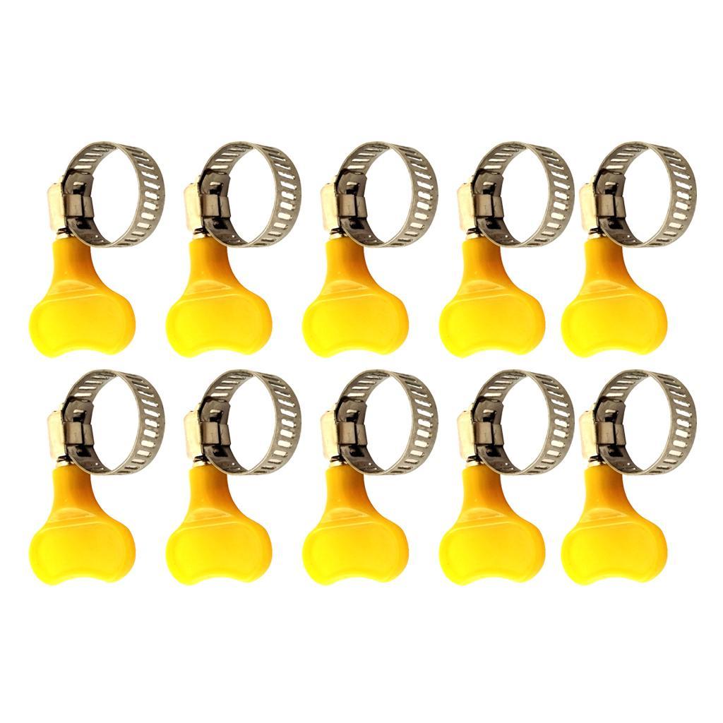 60Piece Tube Clamp Fit Tube O.D Handle Clamp Stainless Steel Hose
