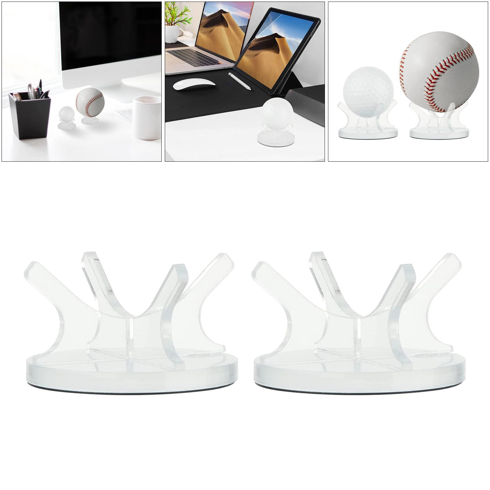 Acrylic Ball Stand Holder Golf Display Rack Storage Organizer Decor
