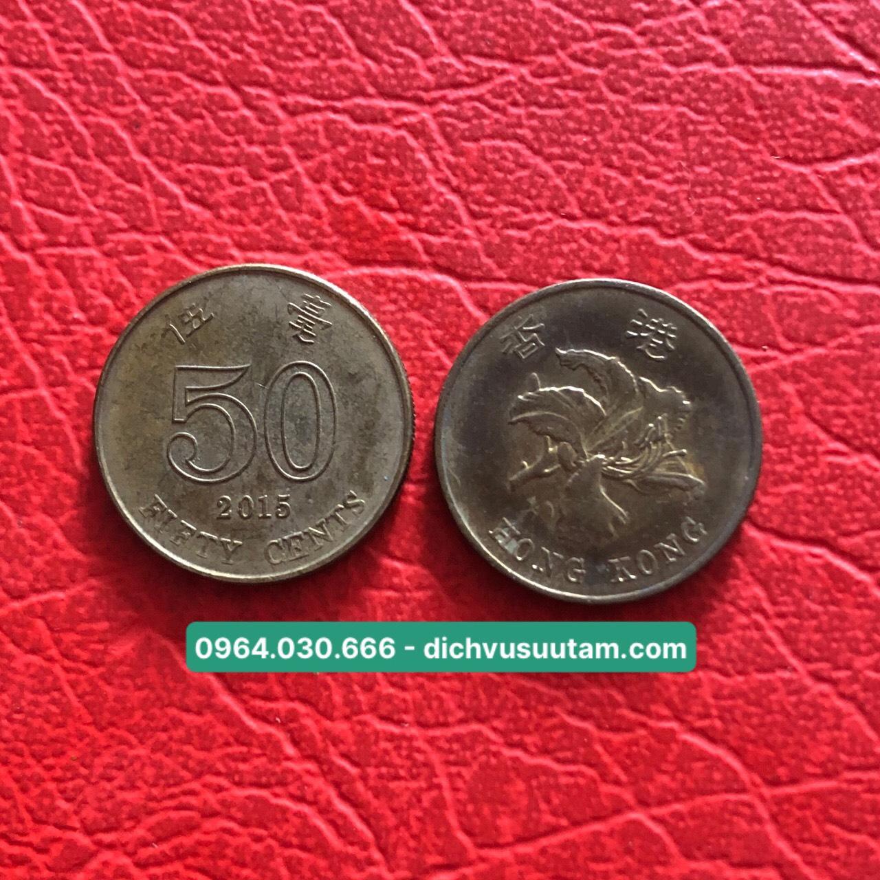 Sưu tầm/quà tặng/phong thủy 50 cent HongKong