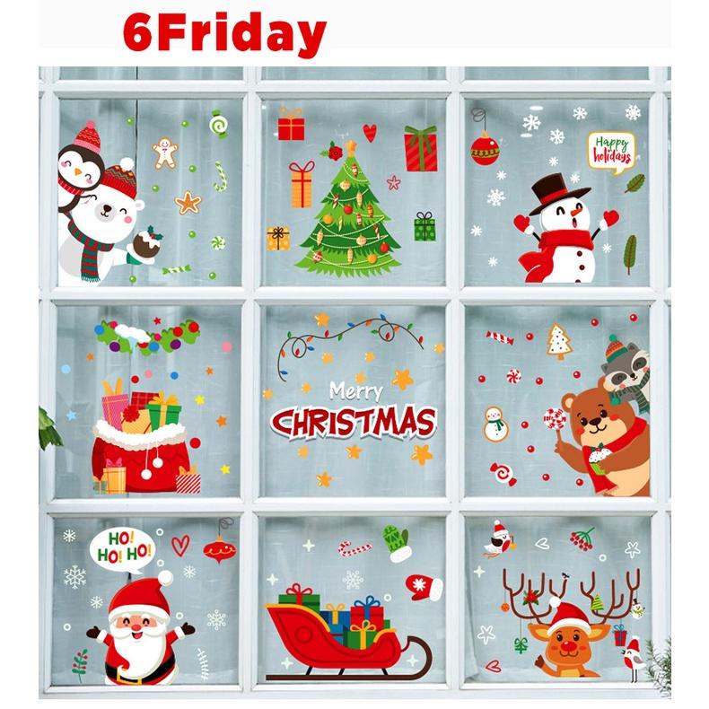 Decal trang trí noel, giáng sinh nhiều hình loại tốt