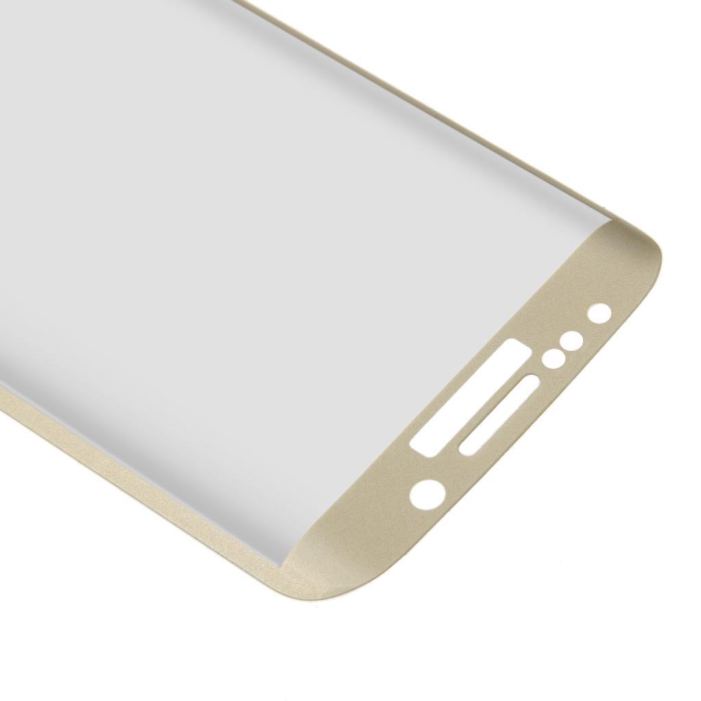 Full Coverage Tempered Glass Screen Film For Galaxy S6 Edge-Golden
