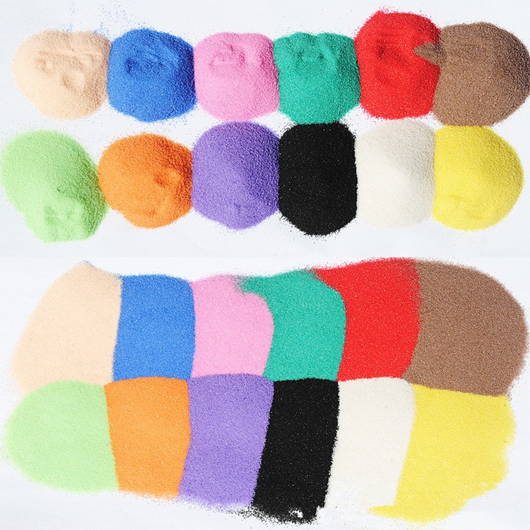Combo 10 dây cát dùng để tô màu tranh cát, phụ kiện màu tranh cát đủ màu cho bé - Quà tặng hấp dẫn cho bé